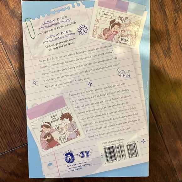 Graphic novel duo, books “making friends *BOOK 2 IN THE DUOLOGY*” and “awkward” - Picture 4 of 4